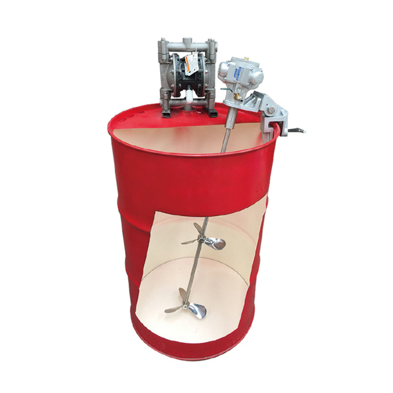 JS-AMP3 Gaston clip-on pneumatic mixer na may pump